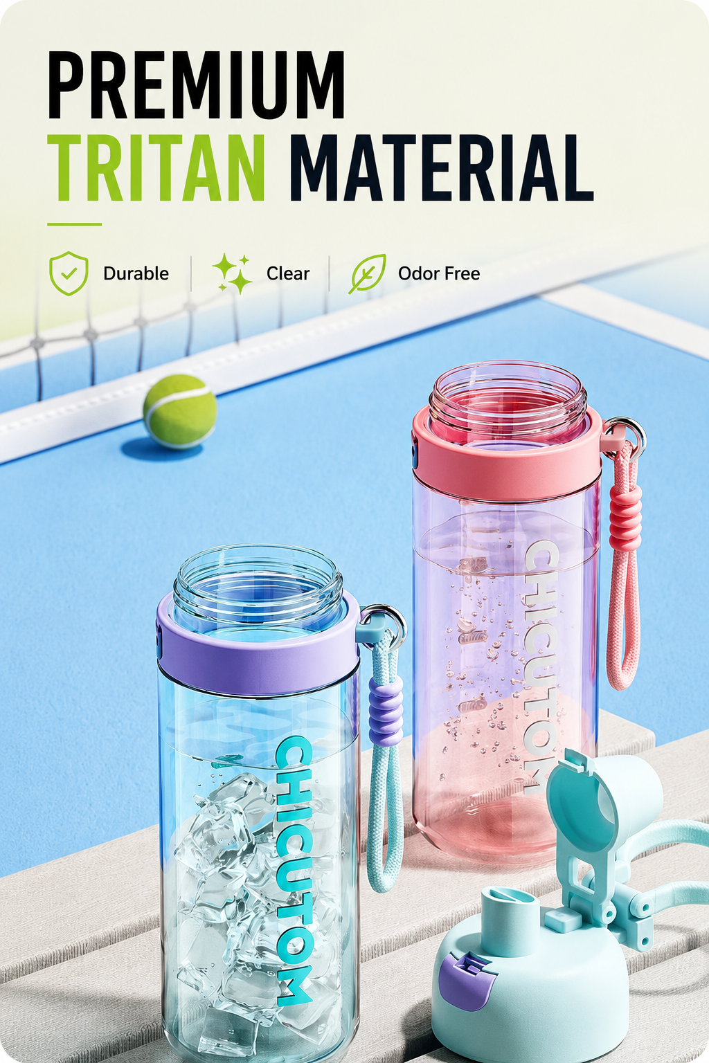 CHICUTOM™ Cooling Mist Bottle | 700ML Hydration + Refresh Spray