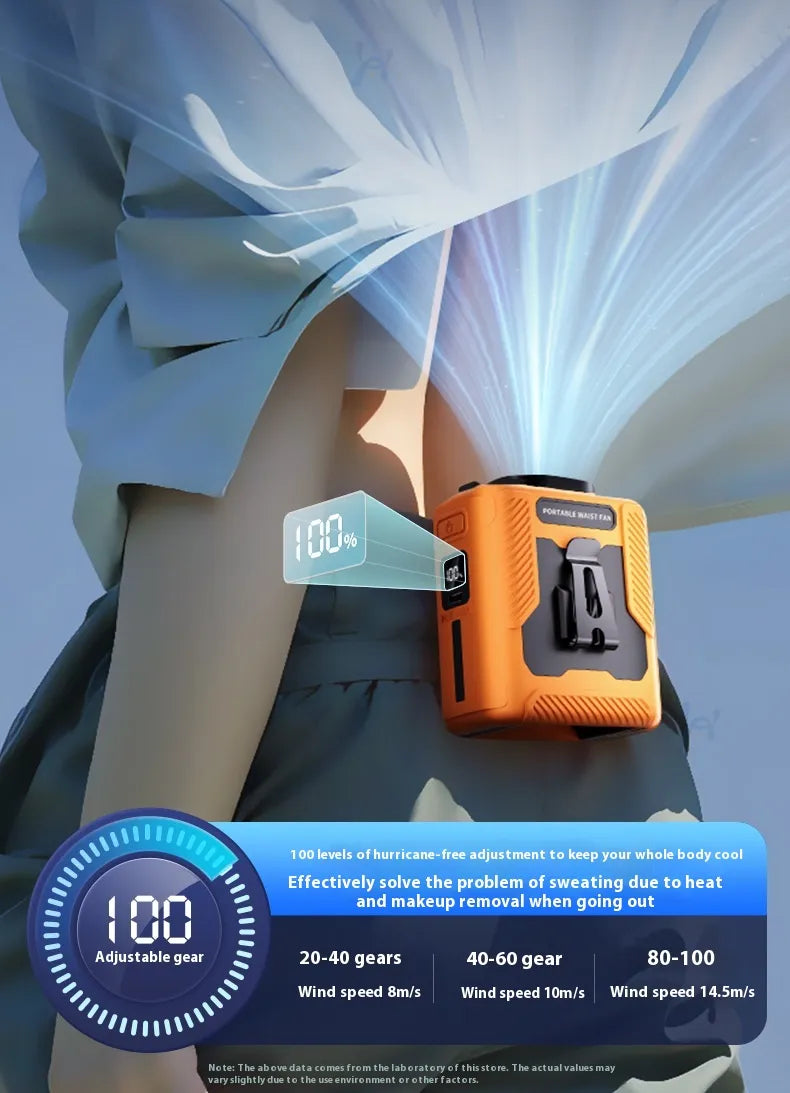 GlacierAir™ Ultra Portable Personal Cooling Fan