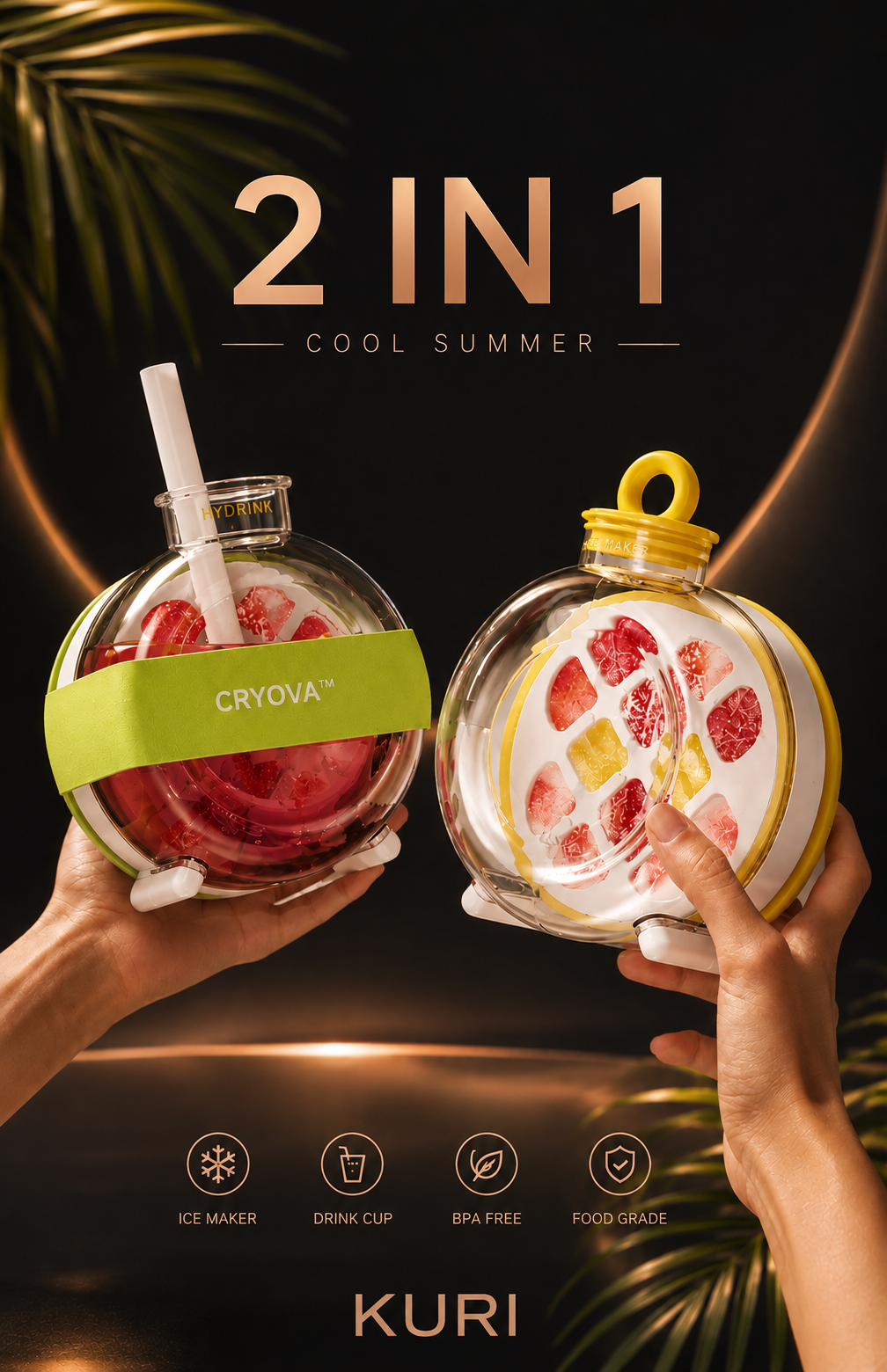 Cryova™ 2-in-1 Ice Bottle