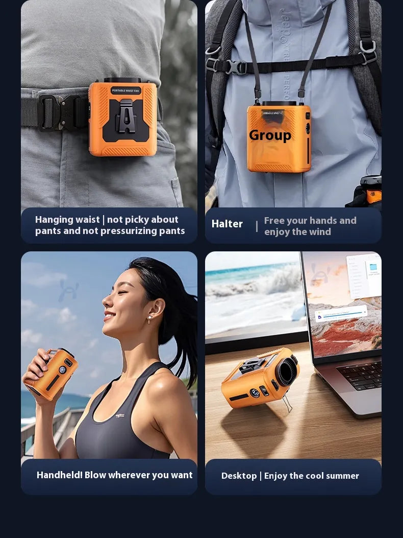 GlacierAir™ Ultra Portable Personal Cooling Fan
