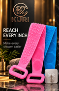 Dual-Sided Silicone Back Scrubber + Hook