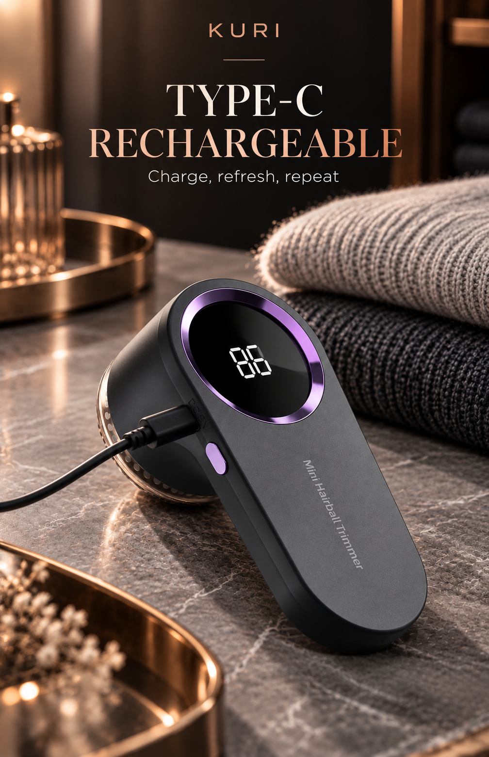 Rechargeable Fabric Shaver