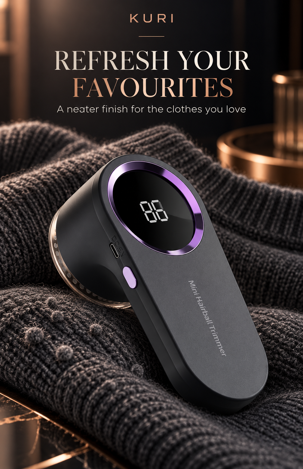 Rechargeable Fabric Shaver