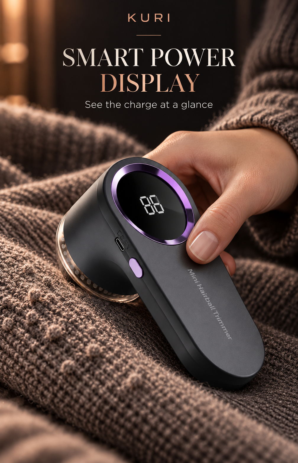 Rechargeable Fabric Shaver