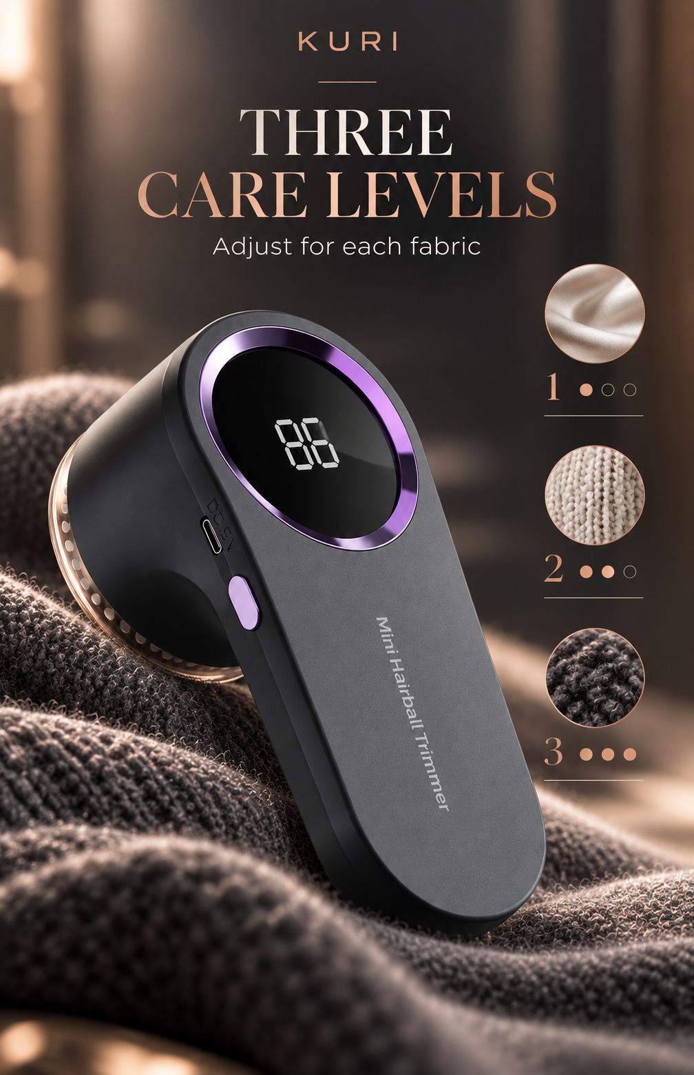 Rechargeable Fabric Shaver