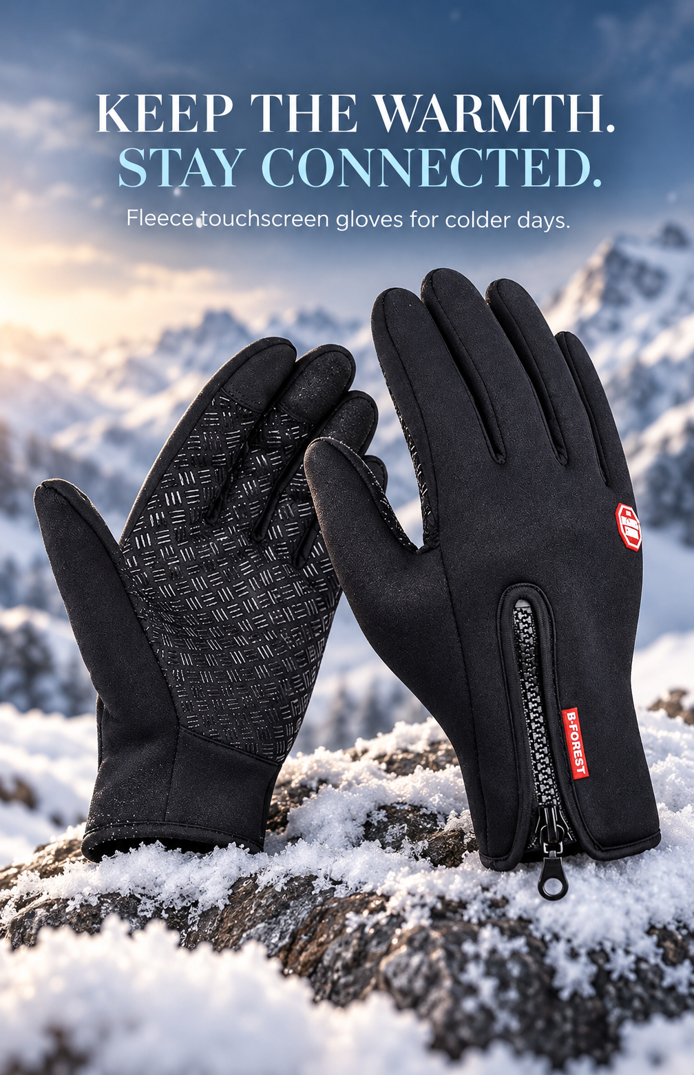 Fleece Touchscreen Gloves