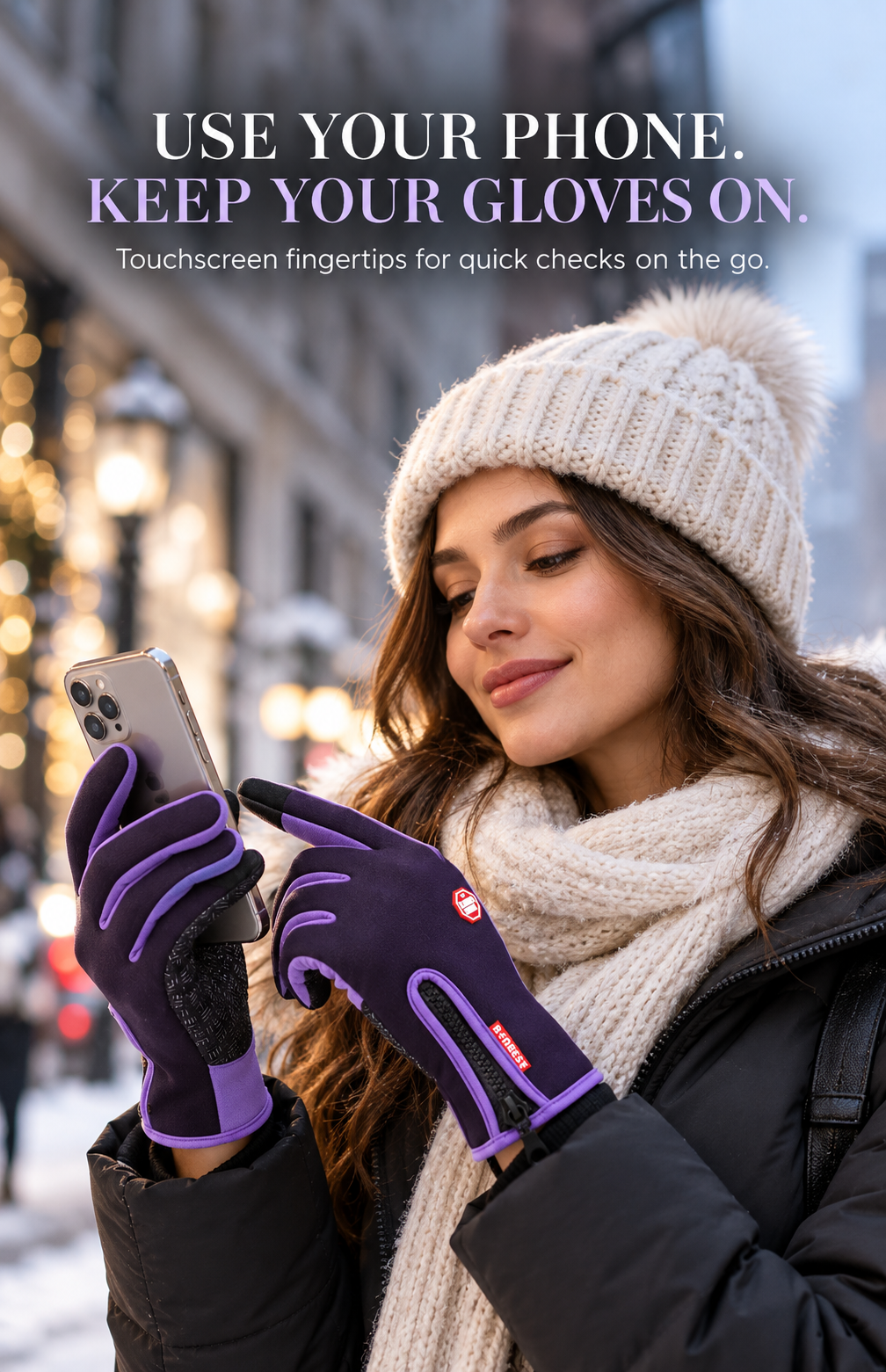 Fleece Touchscreen Gloves