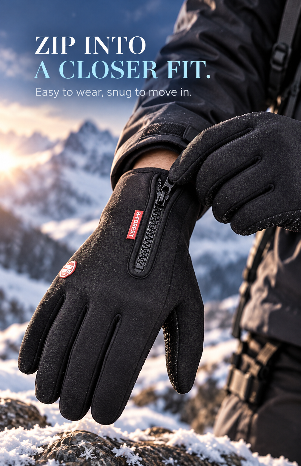 Fleece Touchscreen Gloves