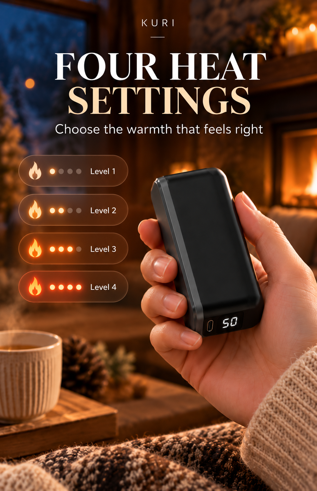 A33 Magnetic Rechargeable Hand Warmers
