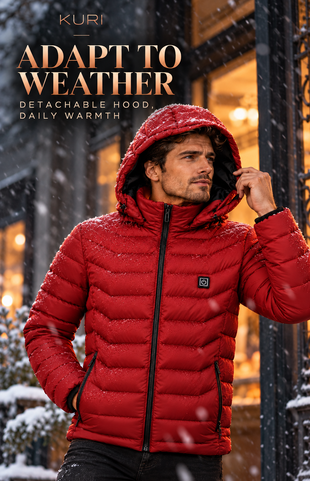 USB Heated Puffer Jacket