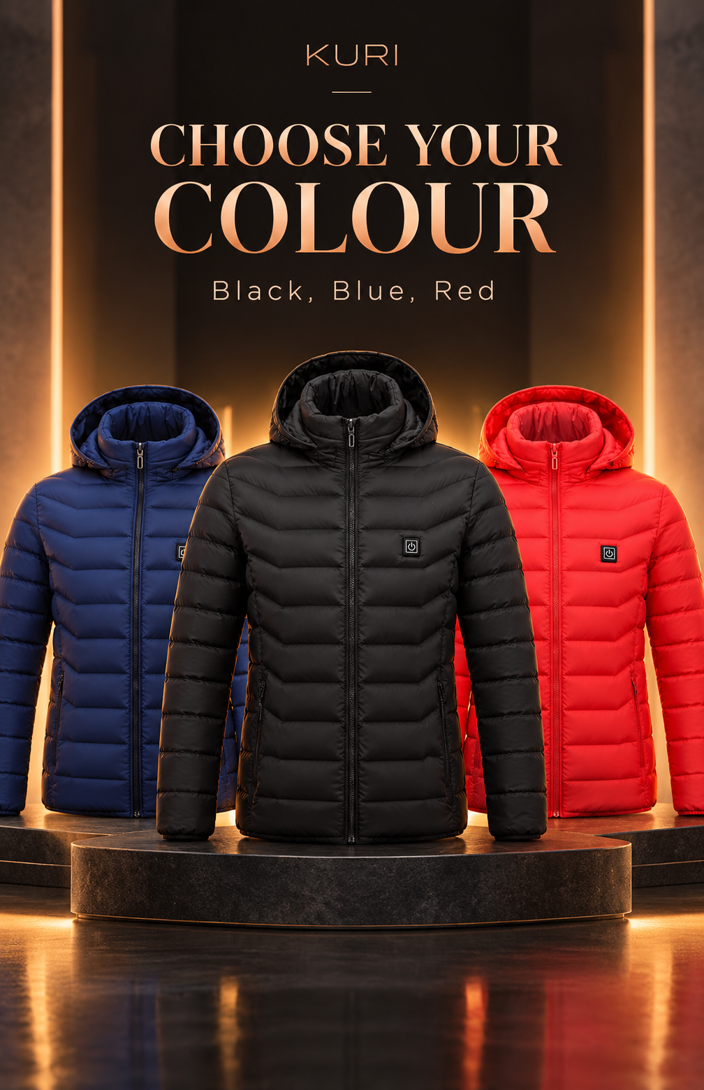 USB Heated Puffer Jacket