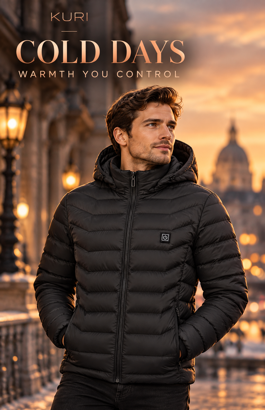 USB Heated Puffer Jacket