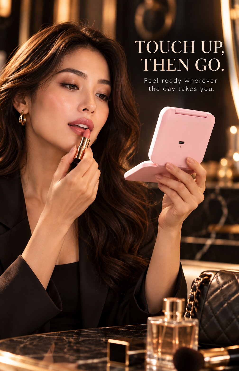 LED Compact Mirror