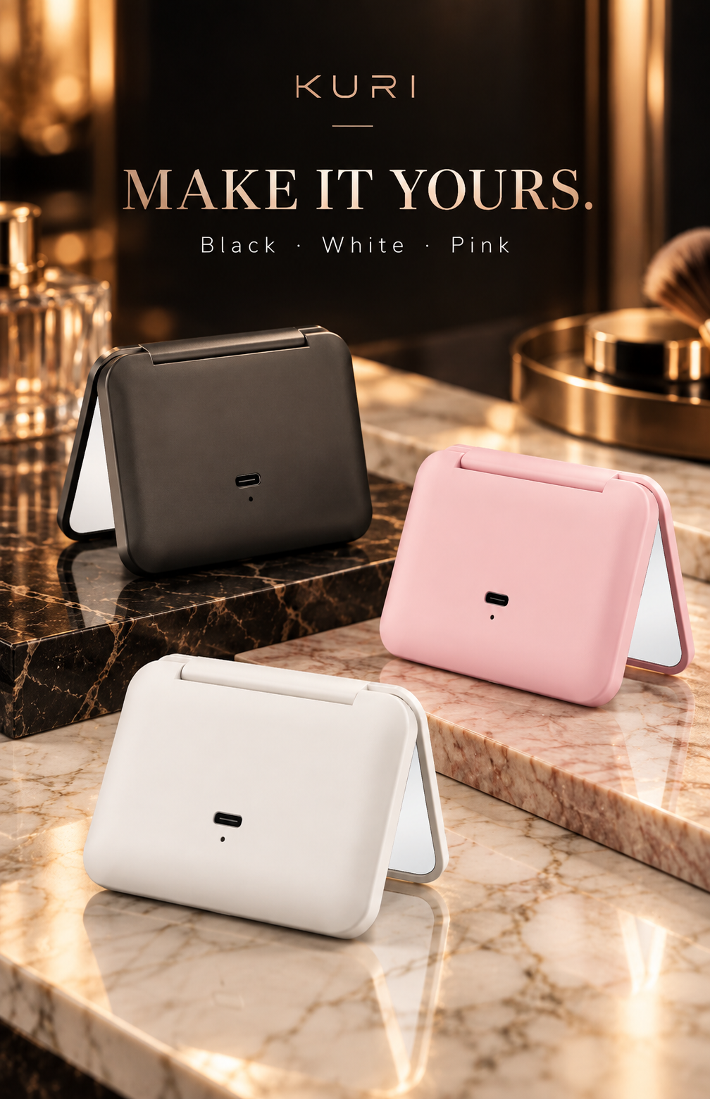 LED Compact Mirror