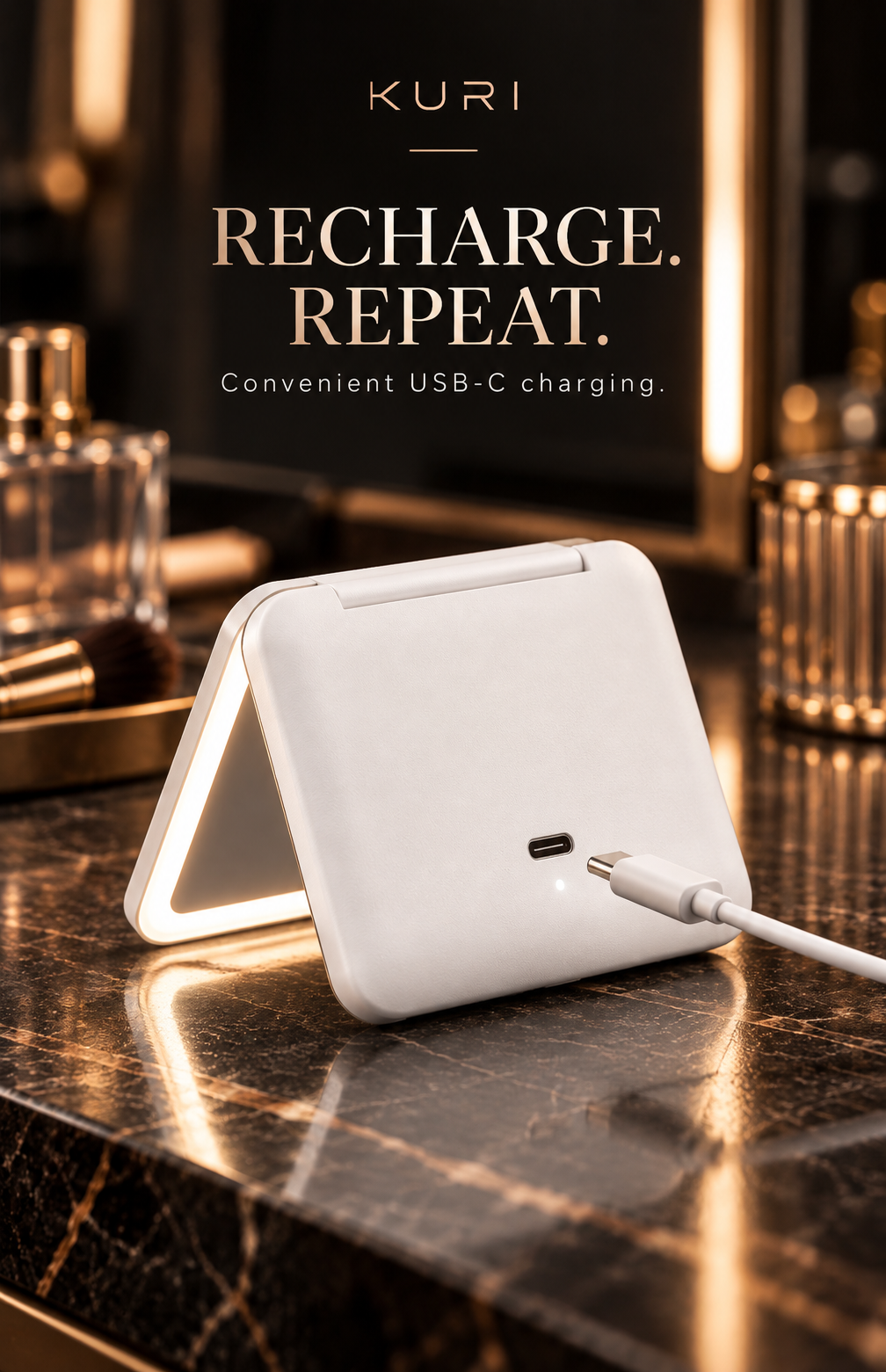 LED Compact Mirror